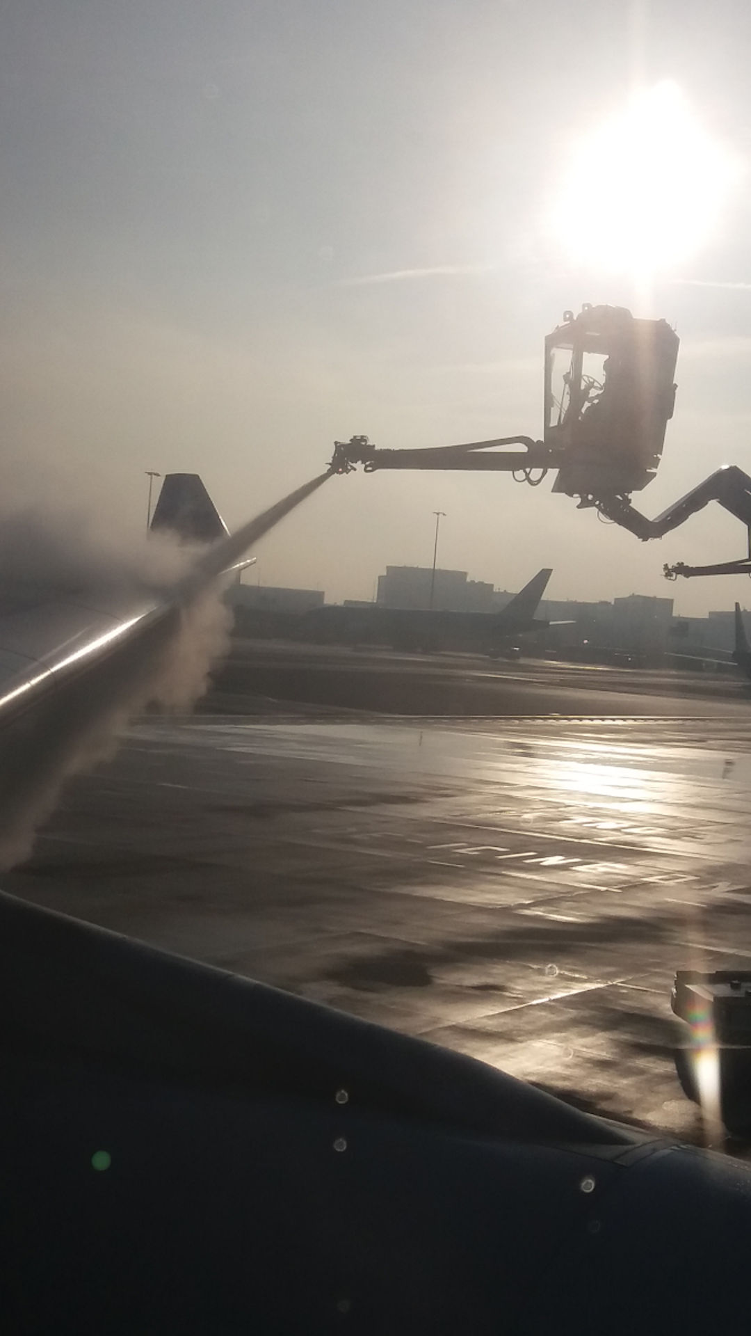 Verspäteter take-off