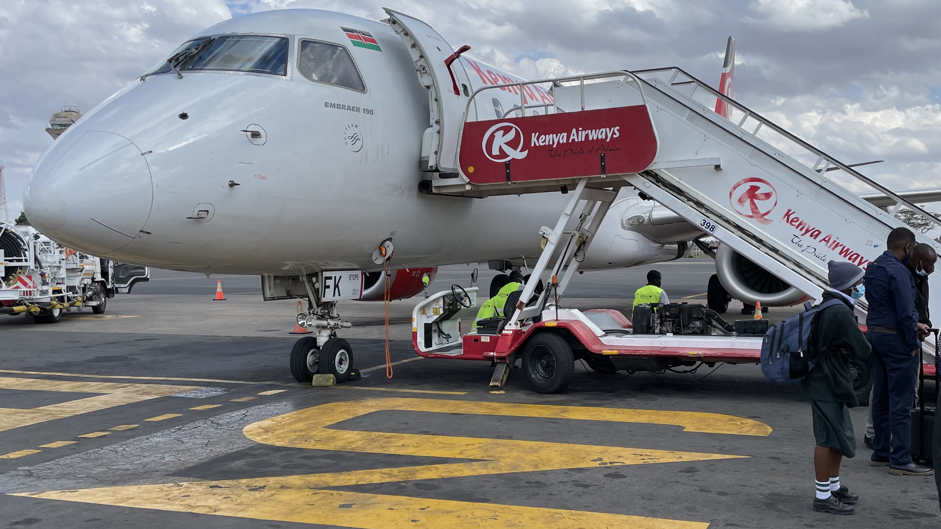 Hochziehen und zurück nach Nairobi