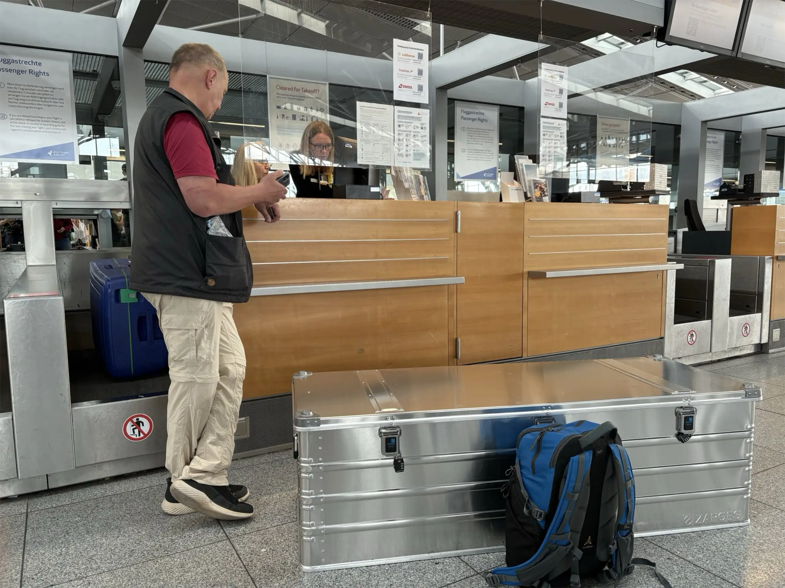 Abflug von Stuttgart